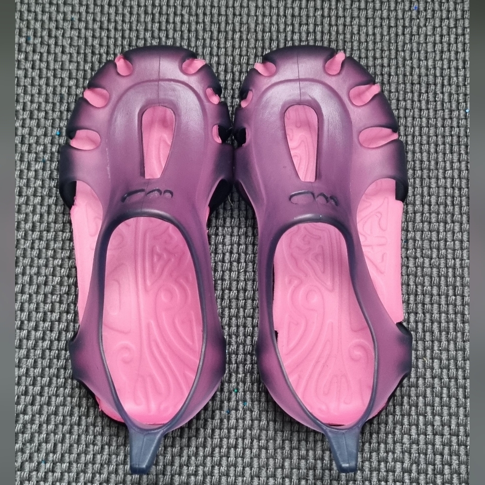 Purple and Pink Sandals